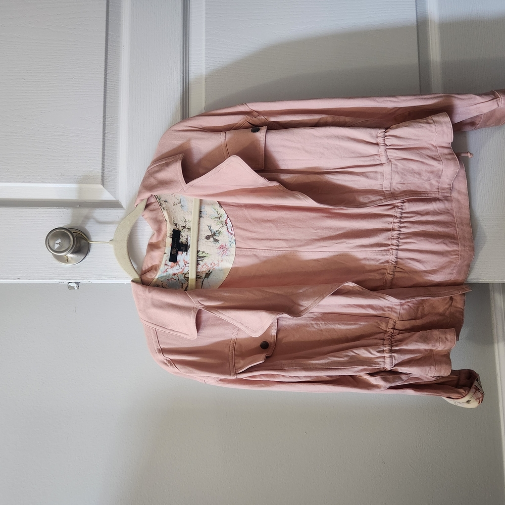 Pink Jacket with Floral Lining